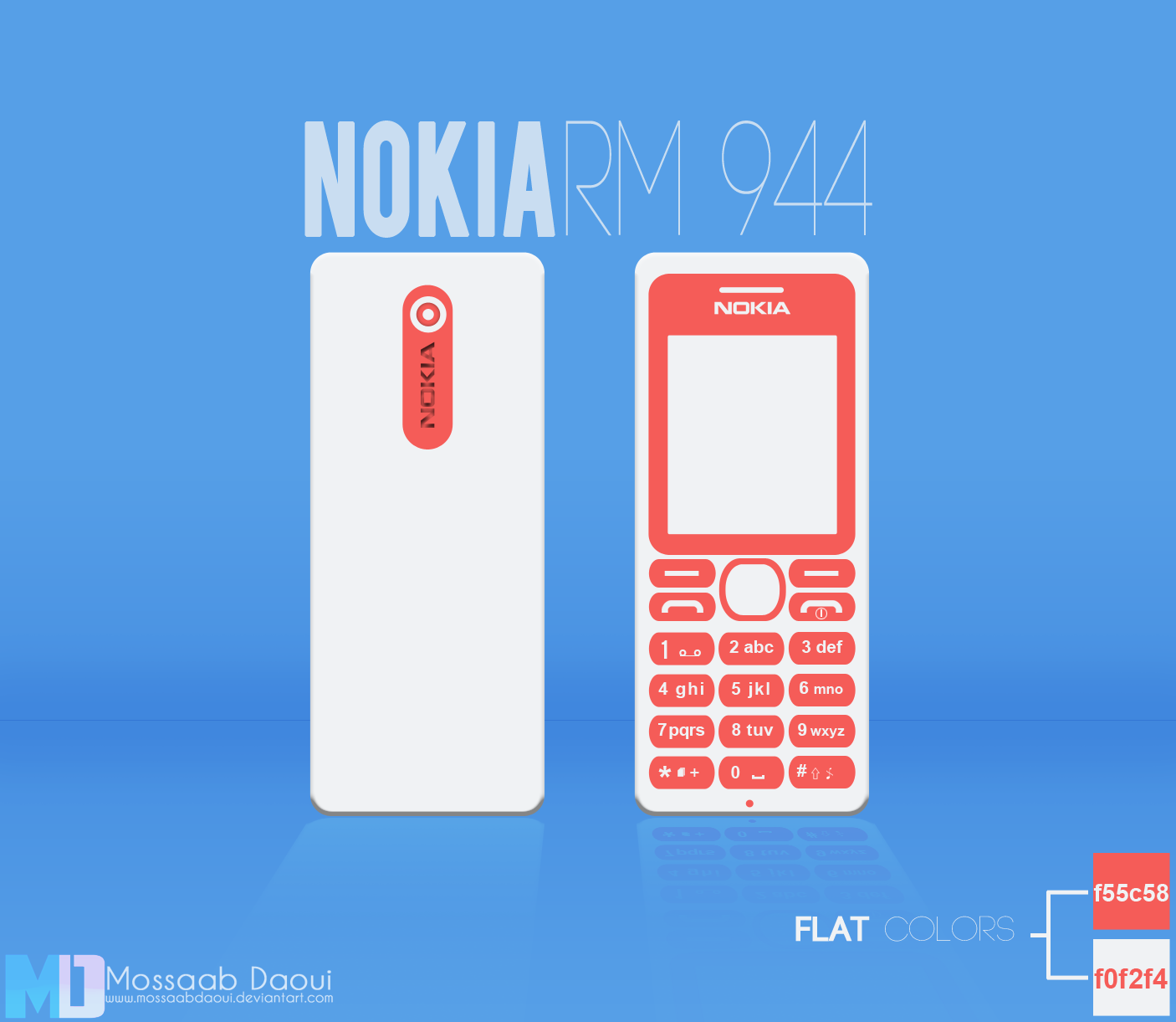 Nokia RM944 Flat Design