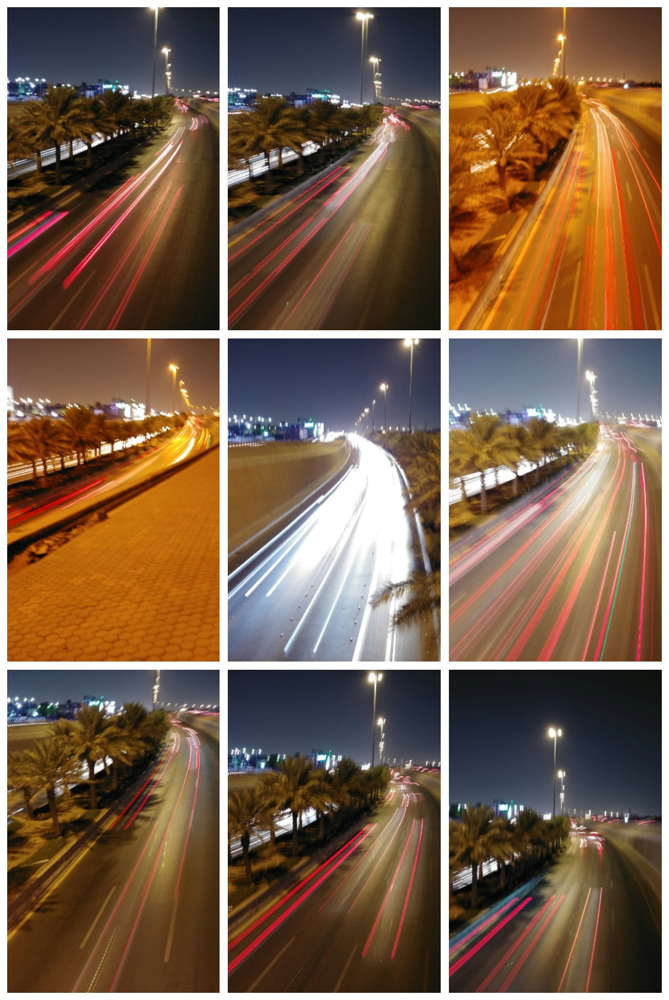 Slow shutter in the streets of Riyadh